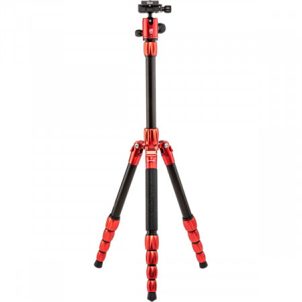 Штатив MeFOTO Backpacker S Aluminum - Red (BPSARED) с моноподом